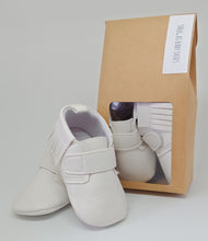 Load image into Gallery viewer, White Snug As Baby Shoes