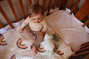 Baby Accessories-Handmade Organic cotton Cot Comforter.
