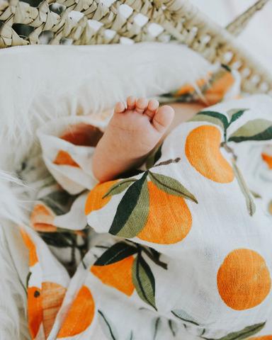 Oranges- Snug As Baby Swaddle