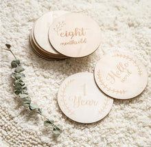 Load image into Gallery viewer, Wooden Milestone Discs-Baby Accessories
