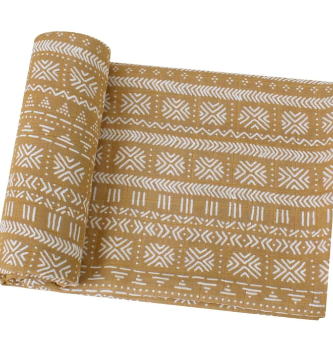 Aztec pattern-100% organic Bamboo cotton swaddles